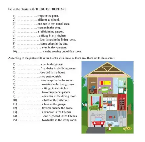 There is-are afirmativa y negativa