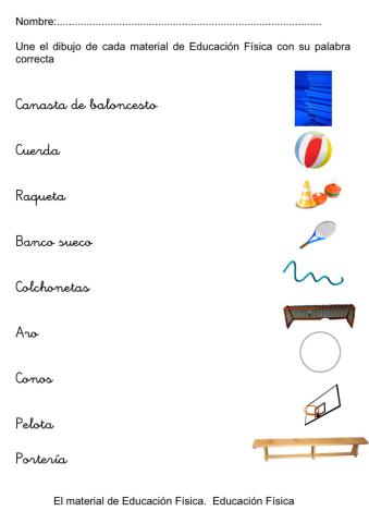 Material de Educación Física