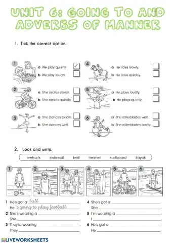 Going to and adverbs of manner