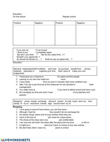 First certificate speaking practise