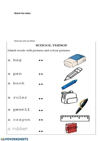School objects