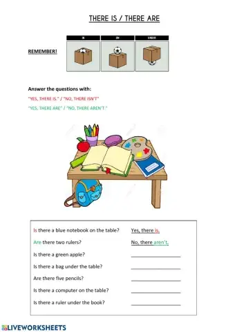 There is - There are