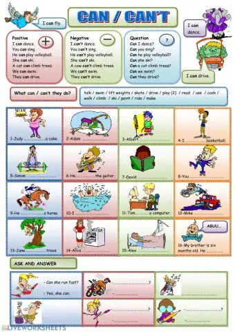 Can Can't capacities