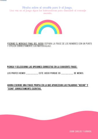 Tablas y ortografía