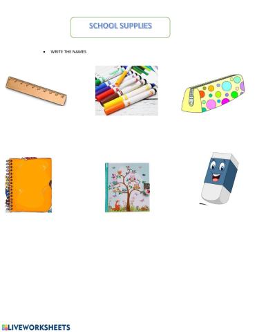 School supplies