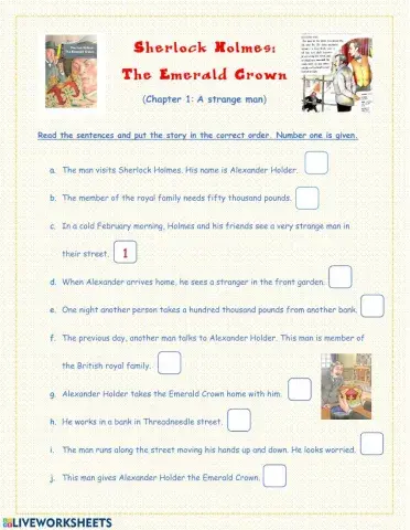 Sherlock Holmes: The Emerald Crown, chapter 1