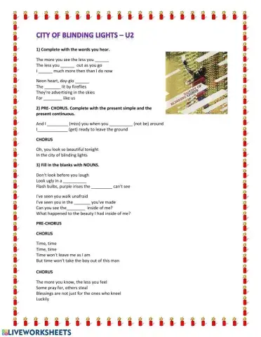 City of blinding lights - U2