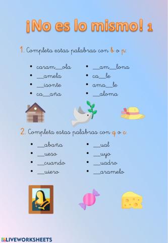 No es lo mismo 1
