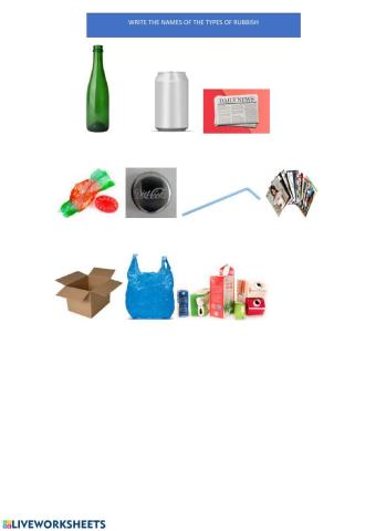 TYPES OF RUBBISH