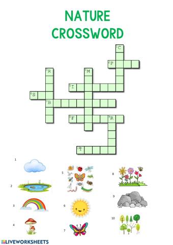 Crossword - Nature