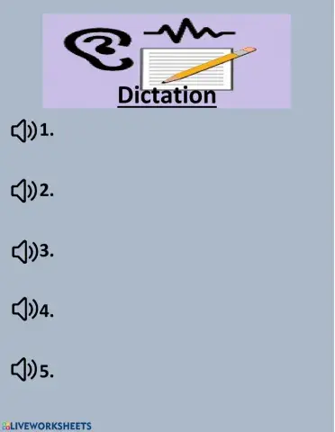 Dictation