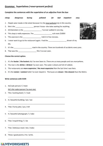 Superlatives and Present Perfect