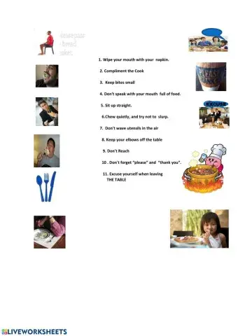 Table manners