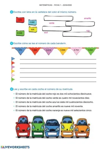 Numeros de 3 y cuatro cifras