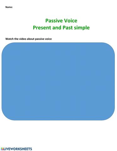 Passive voice