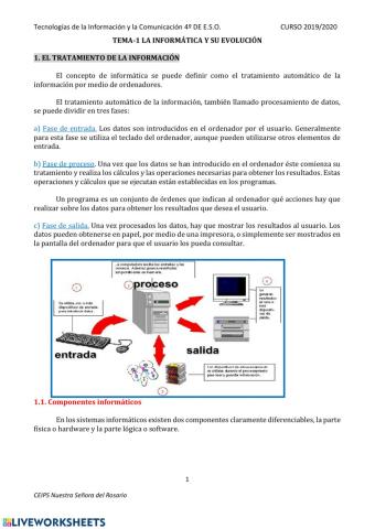 La informática y su evolución