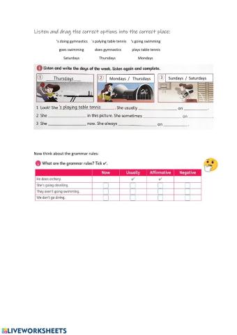 Routines vs things happening now