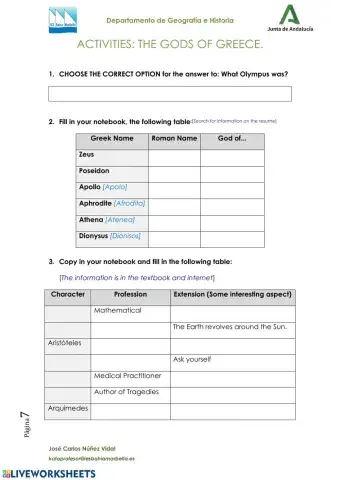 Religión y ciencia griega