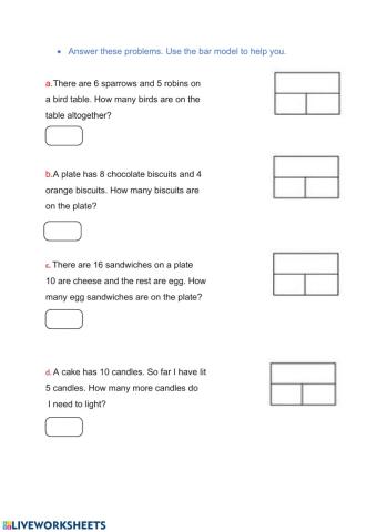 Addition-subtraction through bar model