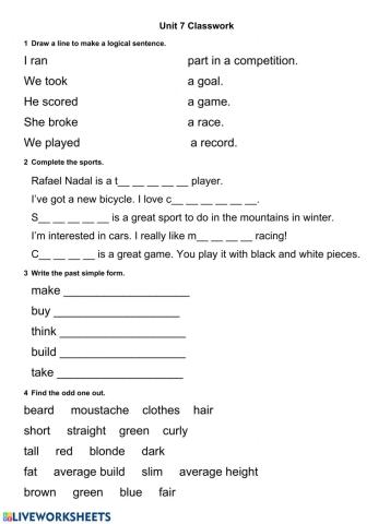 Unit 7 Test. EP1. (short).