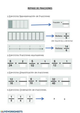 Repaso fracciones