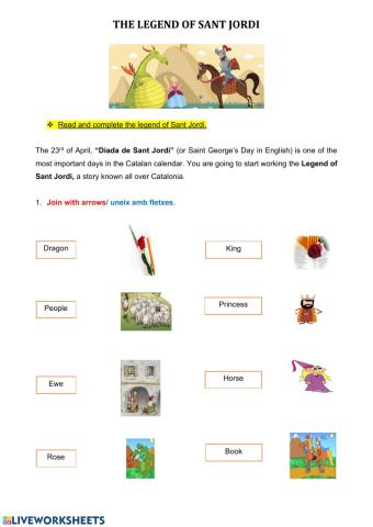 The legend of Sant Jordi