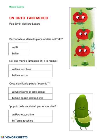 Lettura e comprensione