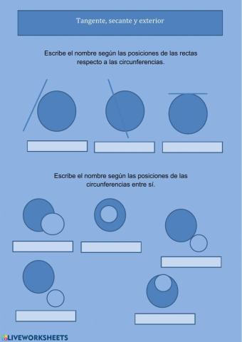 Rectas y circunferencias