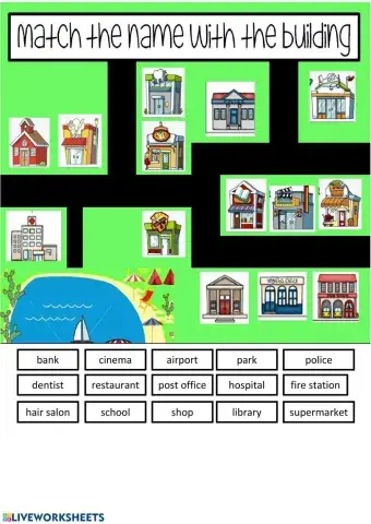 Buildings in the city