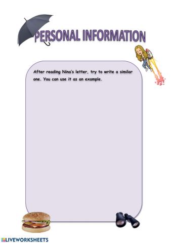Personal information