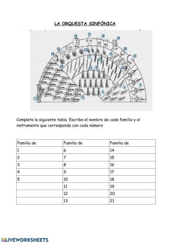 La orquesta sinfónica