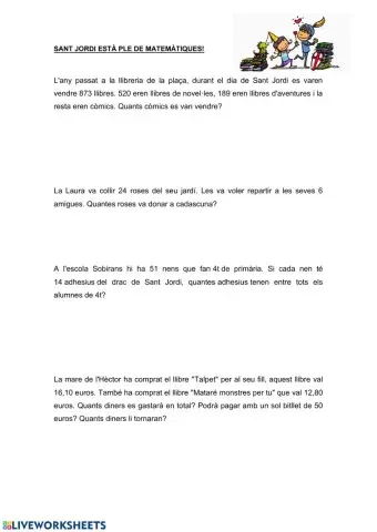 R. problemes Sant Jordi sobirans EE+