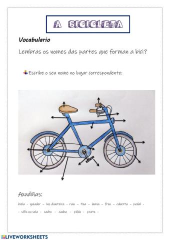 A bicicleta: partes