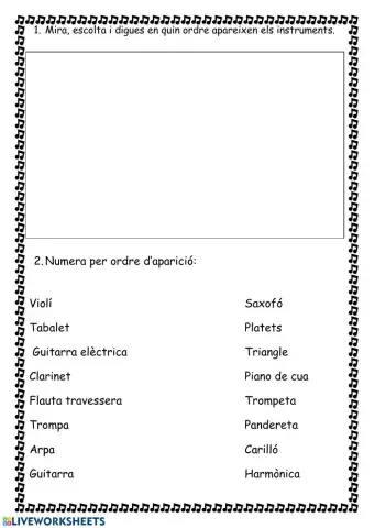 Instruments musicals