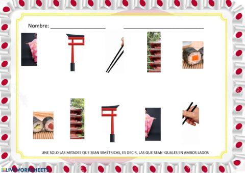 Simetrías y series japonesas