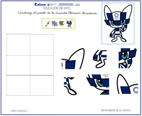 Puzzle Mascota Olímpica