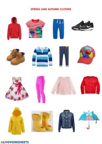 Spring and autumn clothes