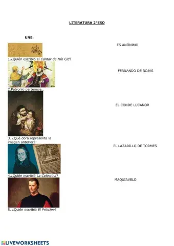 Literatura 2ºeso
