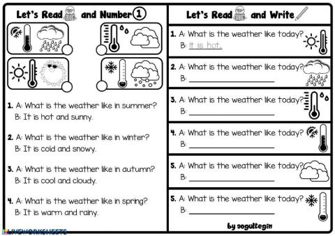 Let's Read and Number