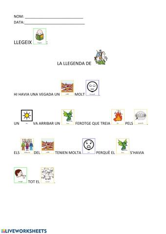 LLEGENDA SANT JORDI ADAPTADA SOBIRANS