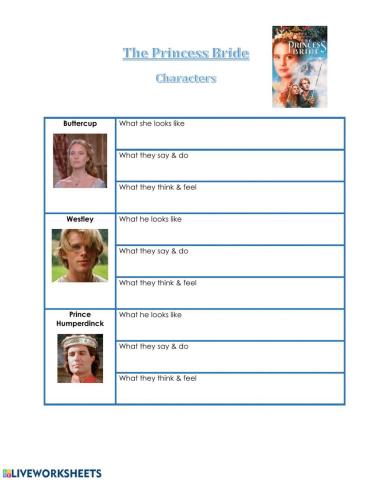 The Princess Bride Characters