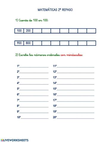 MATEMÁTICAS.REPASO 3