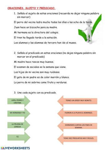 sujeto y predicado