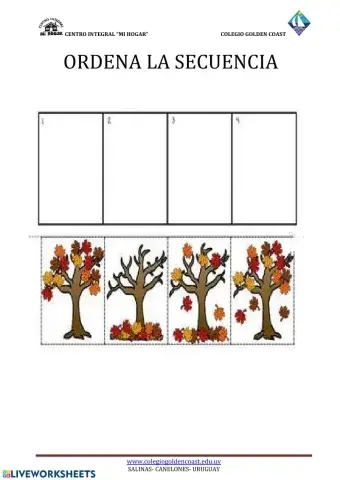 Secuencia temporal de otoño