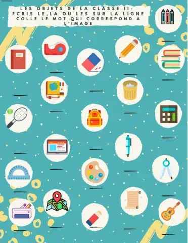 Les objets de la classe