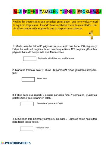 Mis profes también tienen problemas 1