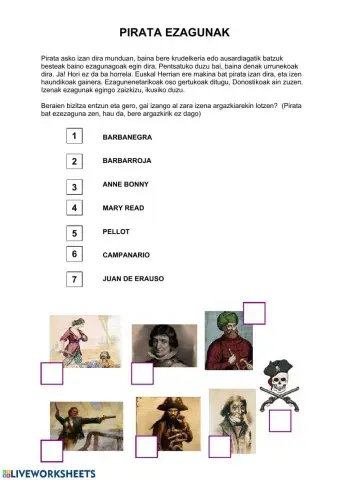 Pirata ezagunak