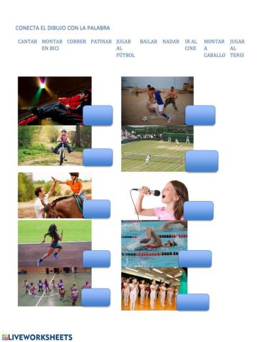 Hobbies in Spanish (español)