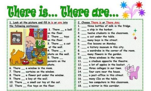 There are-is