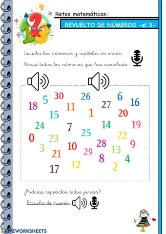 Revuelto de números -el 3-